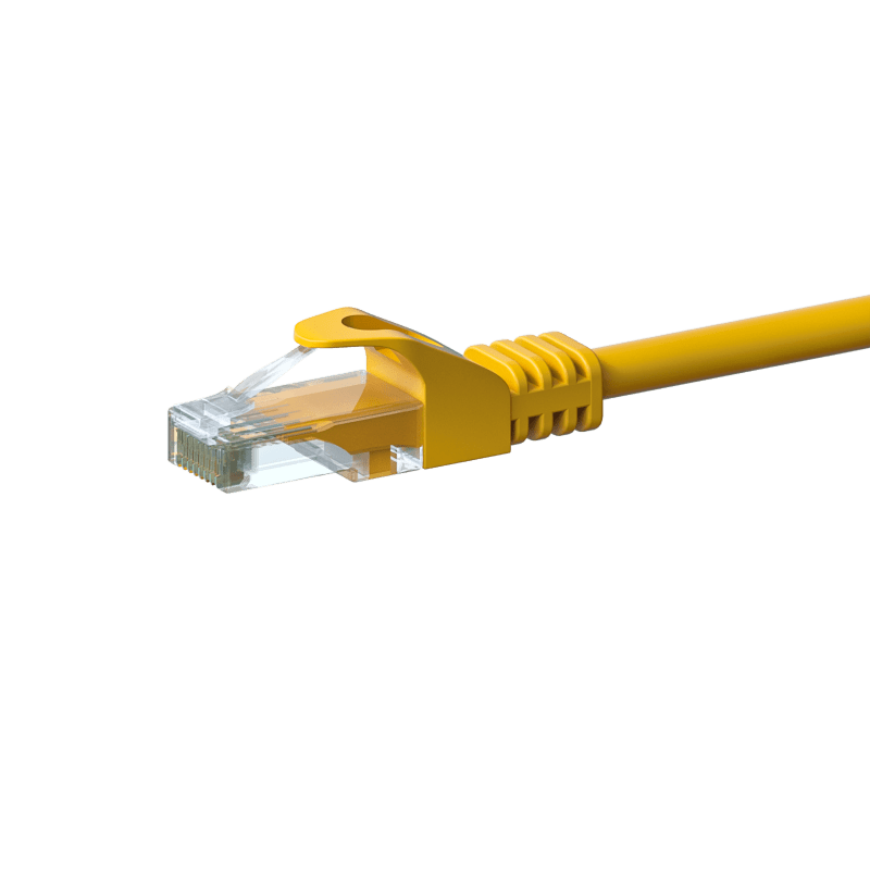 Cable de conexión UTP CAT6 de 3 m, color amarillo - CCA