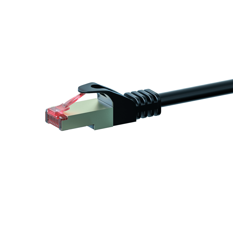 Cable de conexión CAT6 S/FTP (PIMF) de 3 m, color negro 