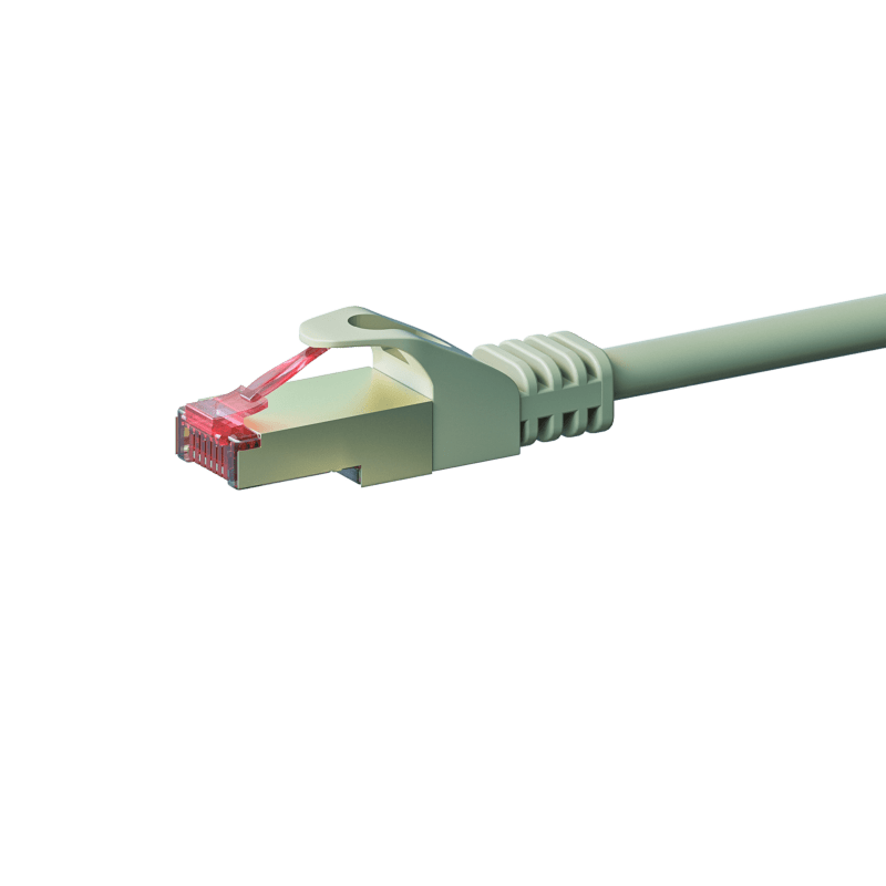 Cable de conexión CAT6 S/FTP (PIMF) de 15 m, color gris