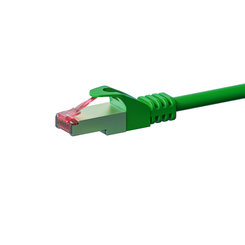 Cable de conexión CAT6 S/FTP (PIMF) de 1,50 m, color verde