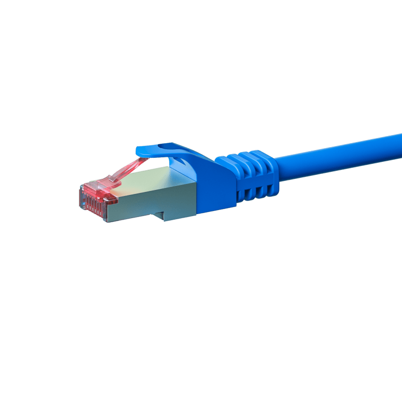 Cable de conexión CAT6 S/FTP (PIMF) de 50 m, color azul 