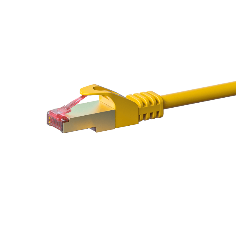 Cable de conexión CAT6 S/FTP (PIMF) de 30 m, color amarillo