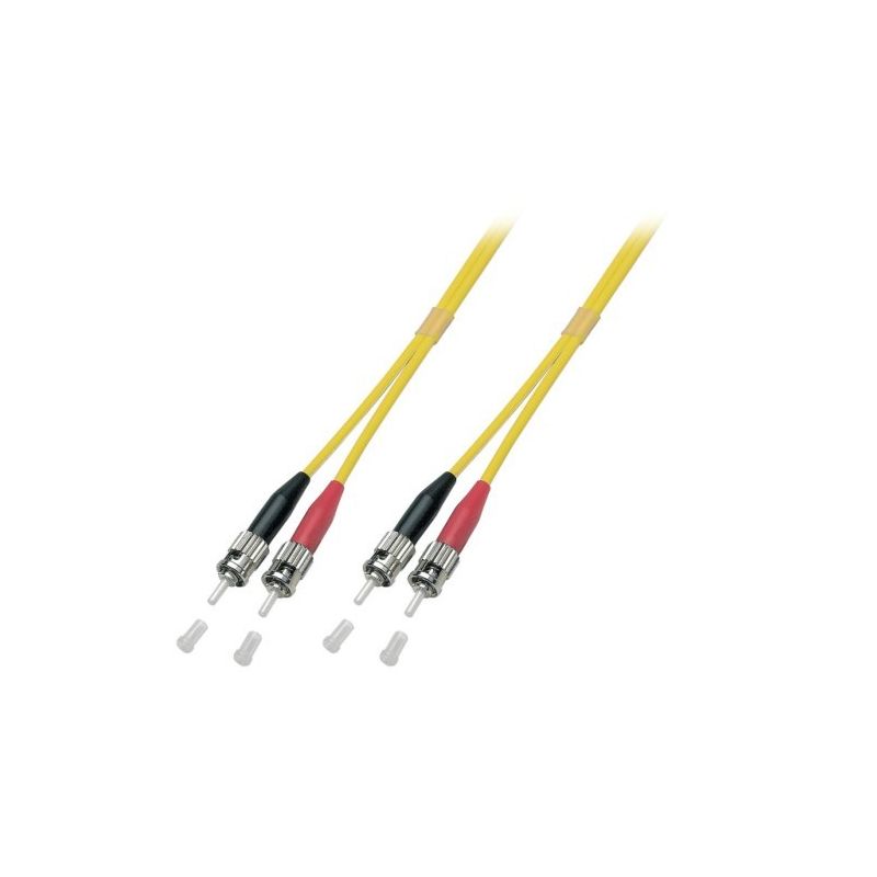 Cable de fibra óptica dúplex OS2 ST-ST de 1 m