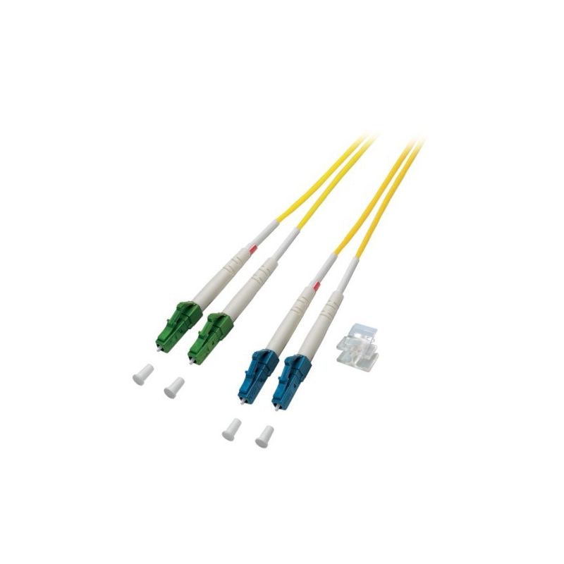 Cable de fibra óptica dúplex OS2 LC/APC-LC de 10 m