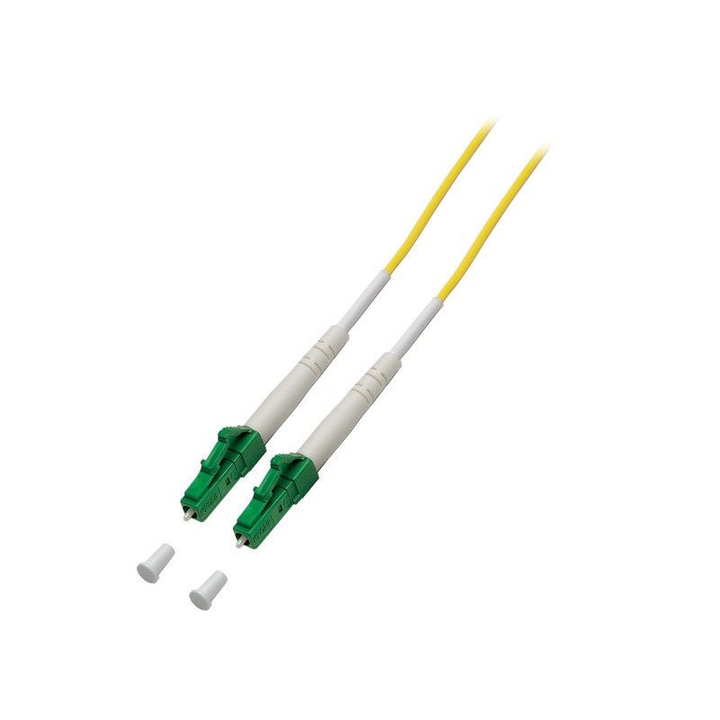 Cable de fibra óptica simplex OS2 LC/APC-LC/APC de 1 m