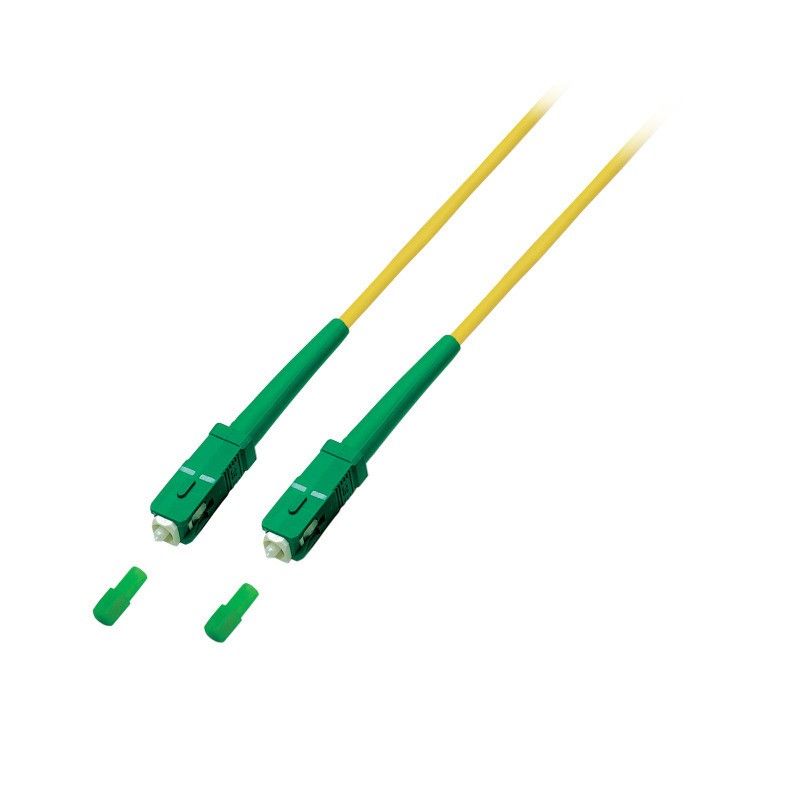 Cable de fibra óptica simplex OS2 SC/APC-SC/APC de 7,50 m