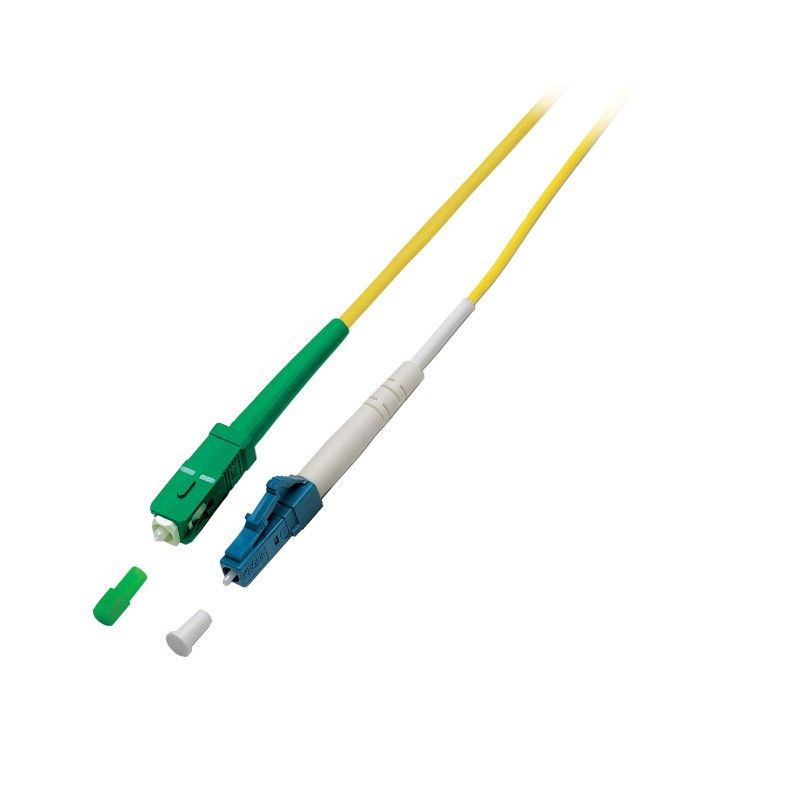 Cable de fibra óptica simplex OS2 SC/APC-LC de 2 m