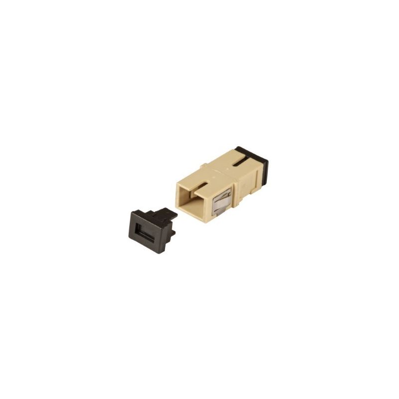 Acoplamiento Keystone multimodo SC-SC simplex beige