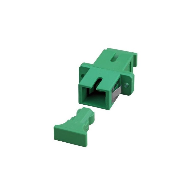 Acoplamiento monomodo SC-SC simplex verde