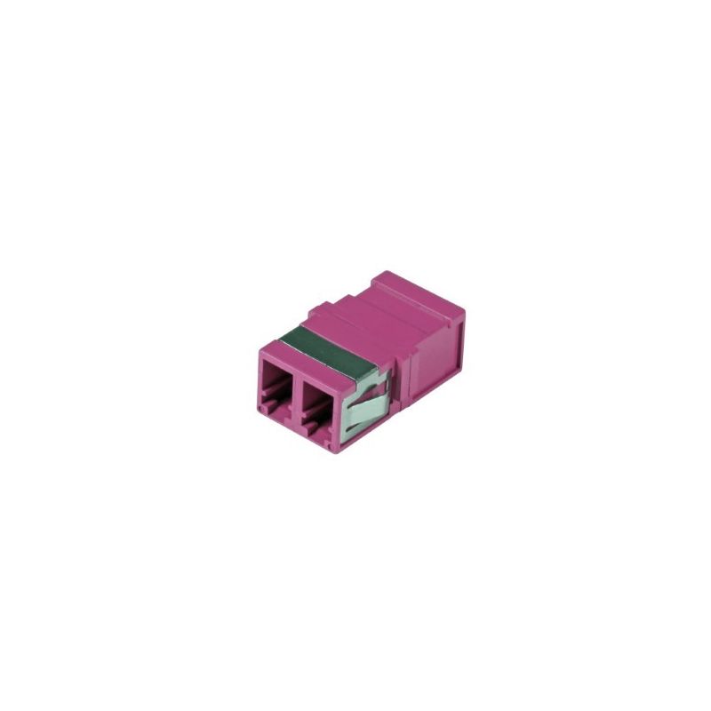 Acoplamiento multimodo tipo Keystone dúplex LC-LC morado