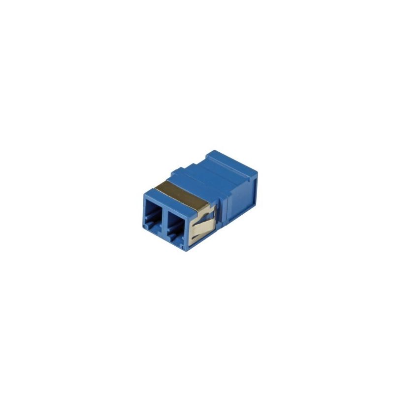 Acoplamiento Keystone monomodo dúplex LC-LC azul