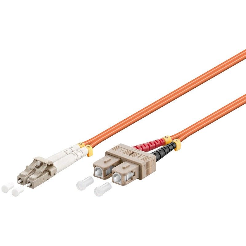 Cable de fibra óptica LC-SC OM2 de 0,50 m
