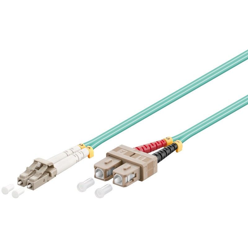 Cable de fibra óptica LC-SC OM3 de 7 m