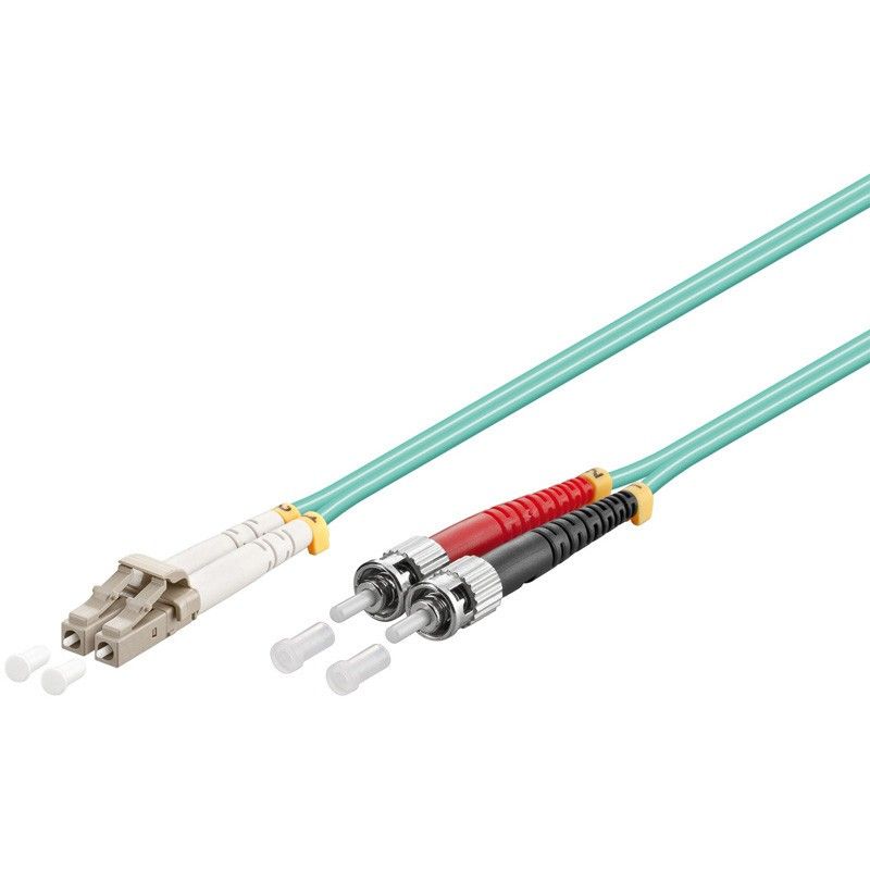 Cable de fibra óptica LC-ST OM3 de 15 m