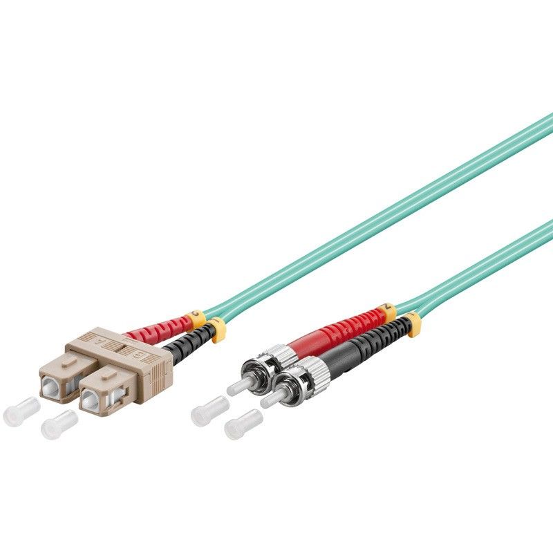 Cable de fibra óptica SC-ST OM3 de 1 m