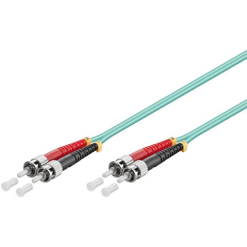 Cable de fibra óptica ST-ST OM3 de 2 m