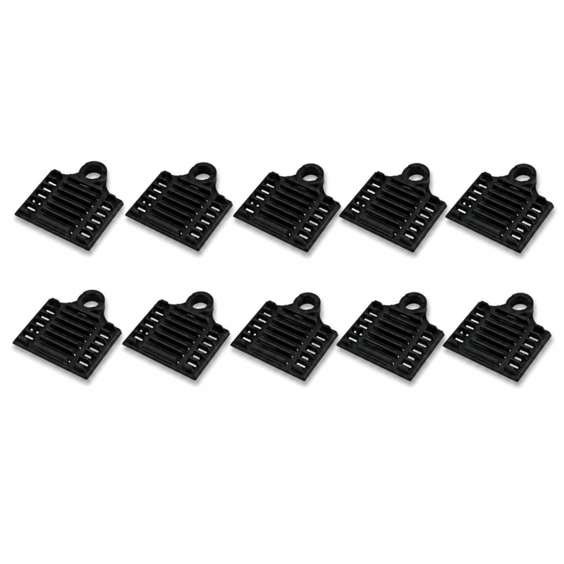 Soporte para soldadura por contracción negro - 10 piezas
