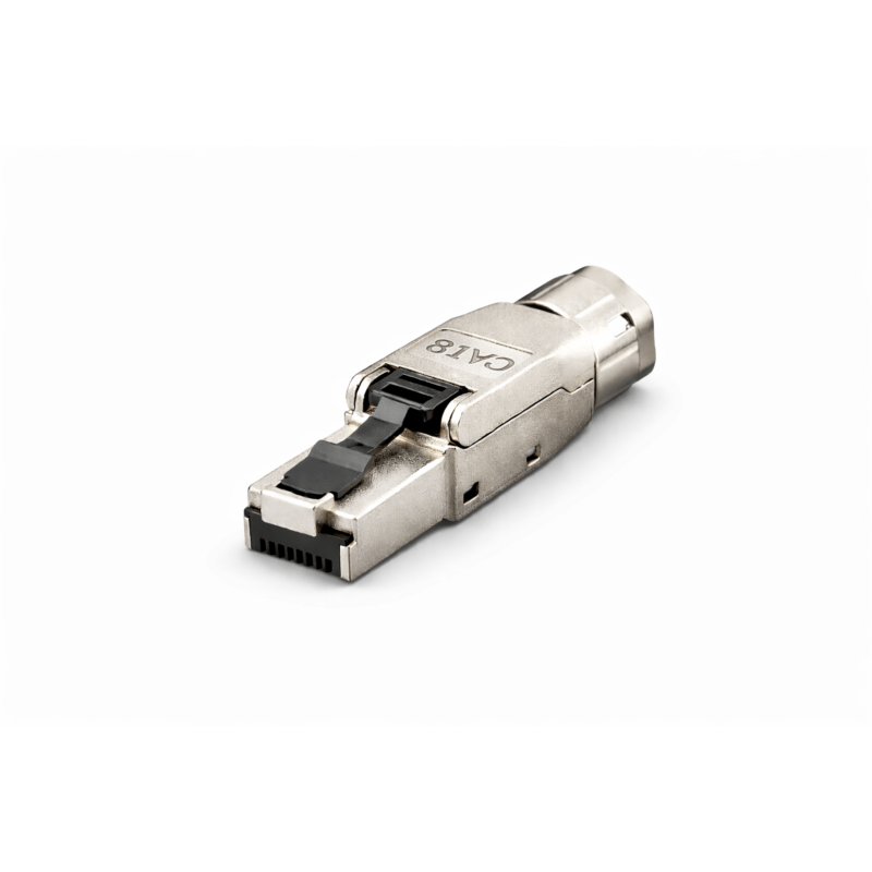 Conector RJ45 sin herramientas DANICOM S/FTP CAT8 - para núcleo sólido