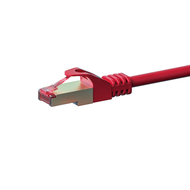 Cable de conexión CAT6 S/FTP (PIMF) de 5 m, color rojo