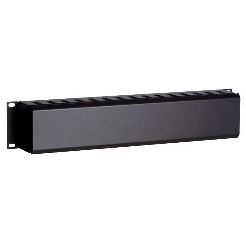 Canaleta para cables de 19 pulgadas con placa de cubierta 2U