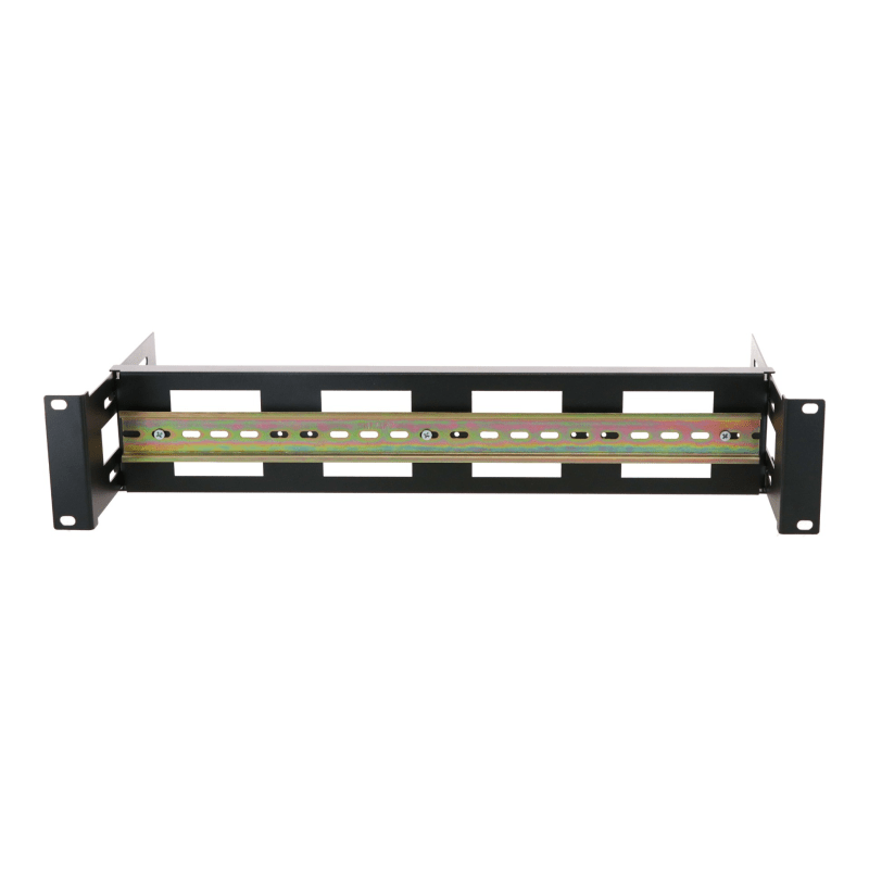 Carril DIN 2U para racks de 19 pulgadas - profundidad ajustable