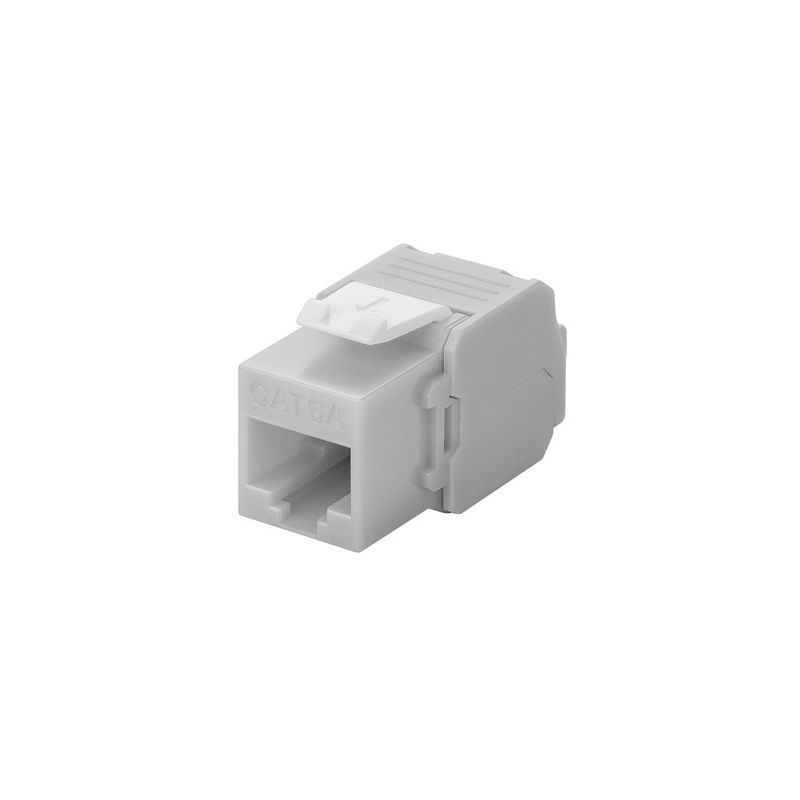 Conector Keystone UTP CAT6a - Sin herramientas - Gris