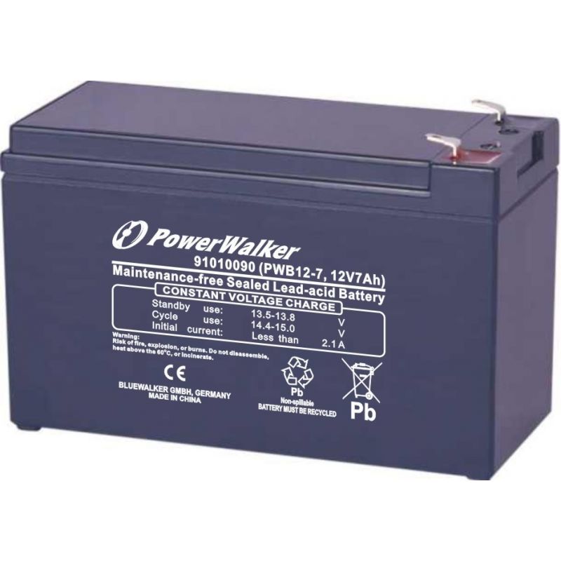 Batería PowerWalker de 12 V y 7 Ah