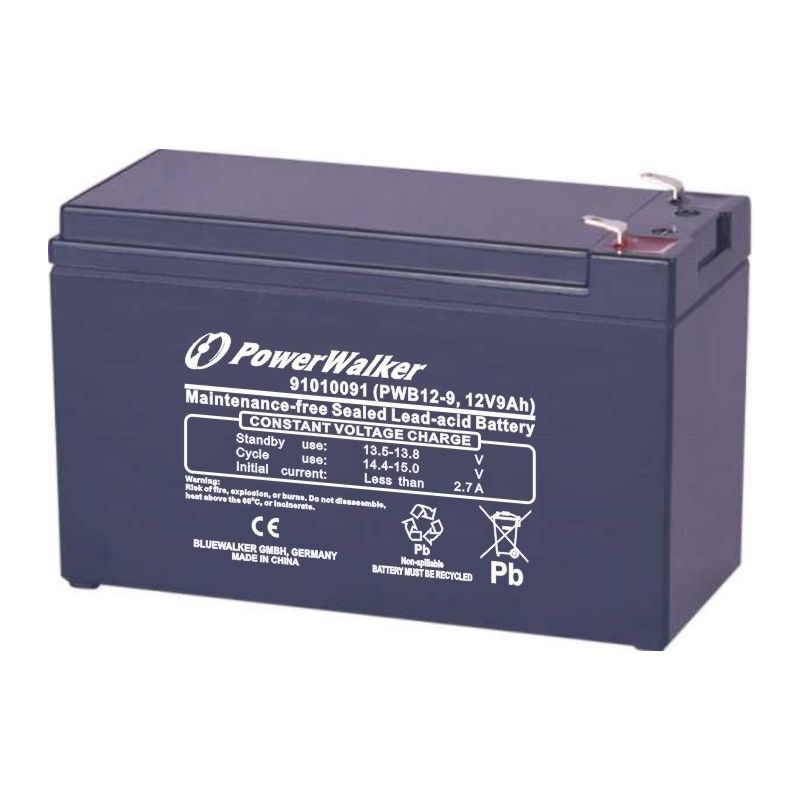 Batería PowerWalker de 12 V y 9 Ah