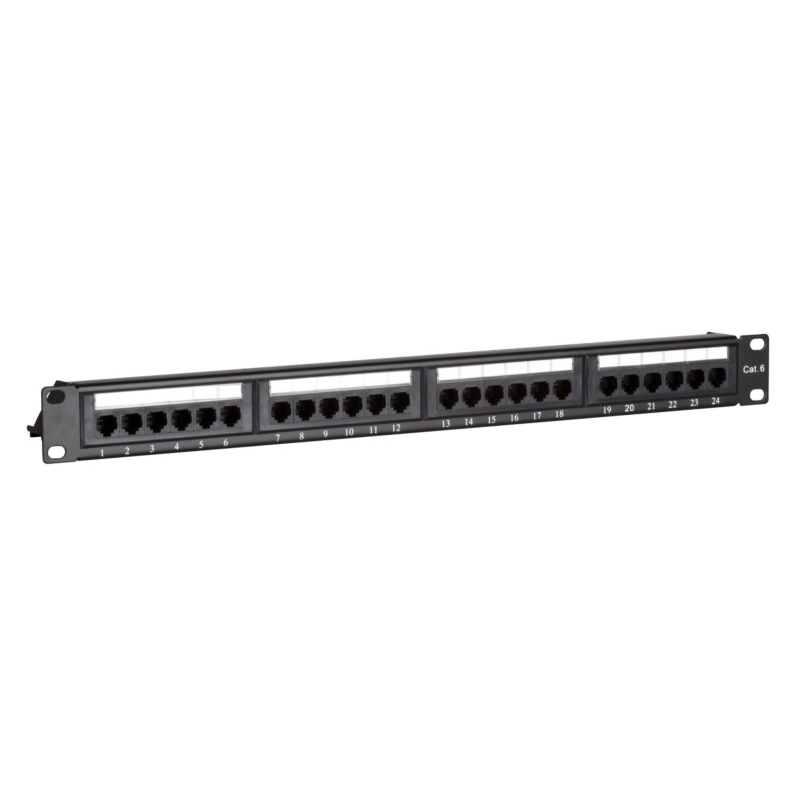 Panel de conexiones UTP CAT6 - 24 puertos