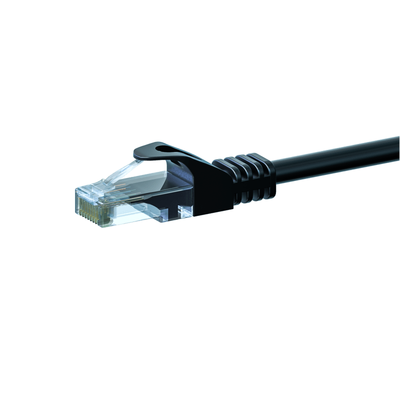 Cable de conexión UTP CAT6 de 5 m, color negro - CCA