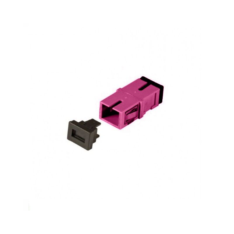 Acoplamiento multimodo tipo Keystone SC-SC simplex morado