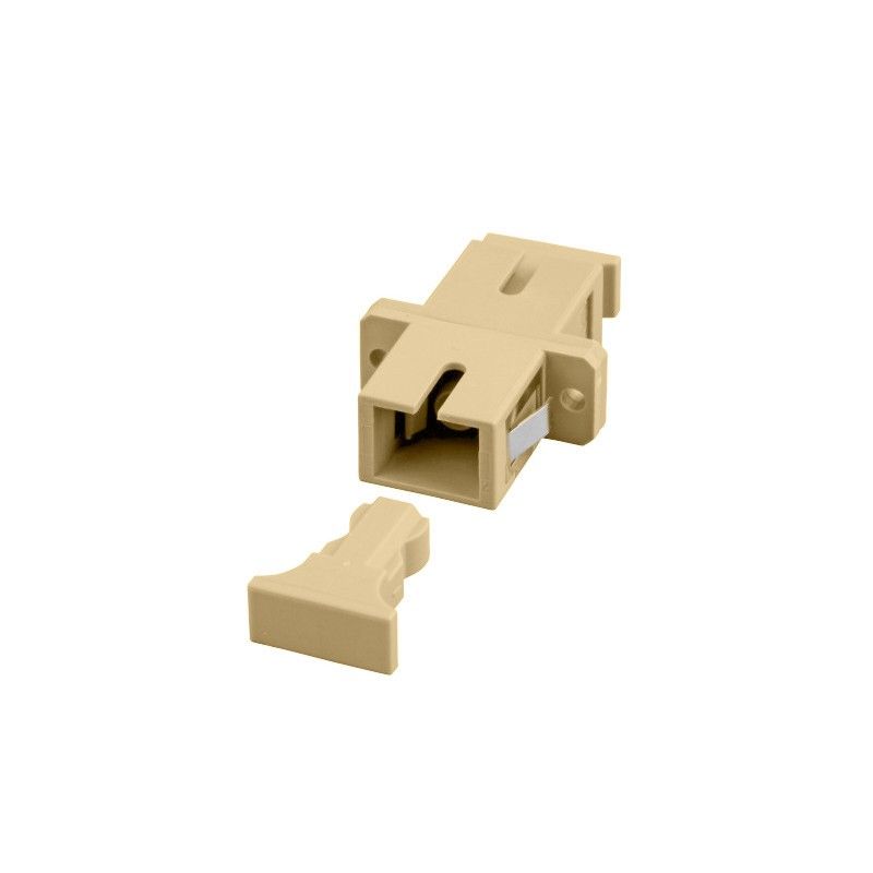 Acoplamiento multimodo SC-SC simplex beige