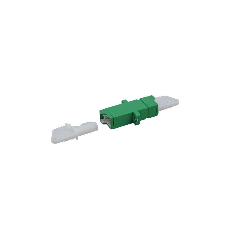 Acoplamiento monomodo E2000-E2000 simplex verde