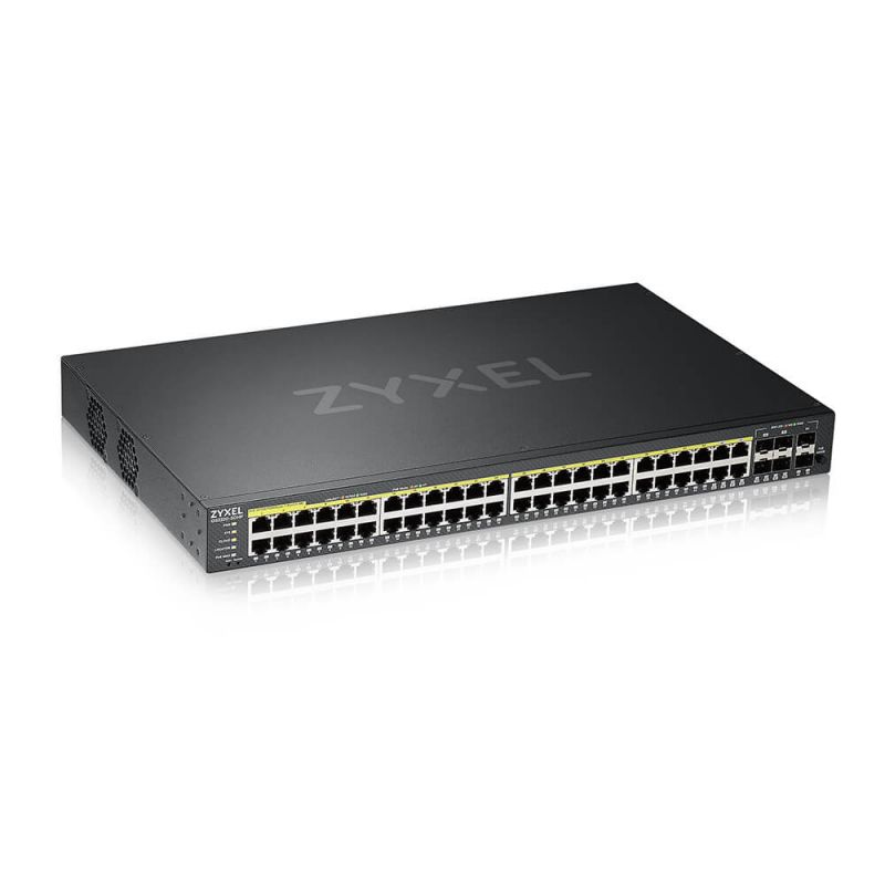 Switch gestionado PoE+ Zyxel GS2220 de 50 puertos
