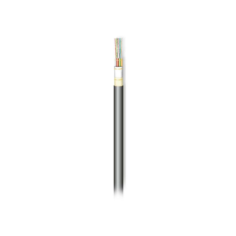 Cable de fibra óptica OM2 personalizado para interiores/exteriores, 4 fibras.