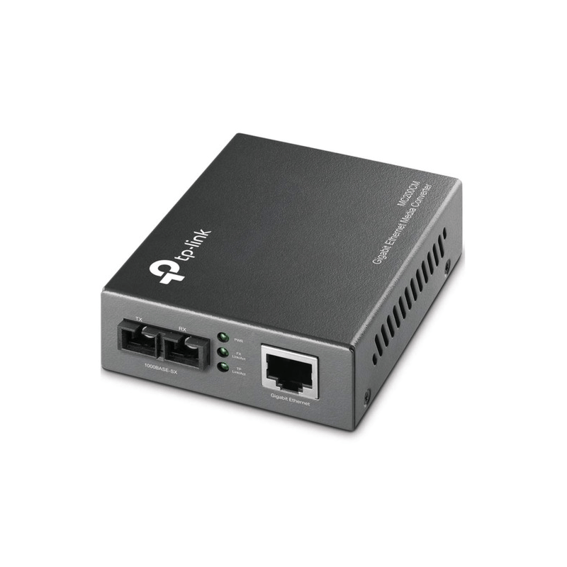 Convertidor de fibra óptica TP-Link MC200CM multimodo 850nm SC