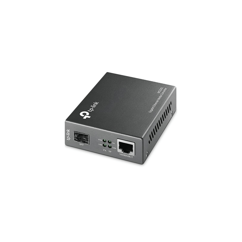 Convertidor de fibra óptica TP-Link MC220L para módulos SFP monomodo/multimodo