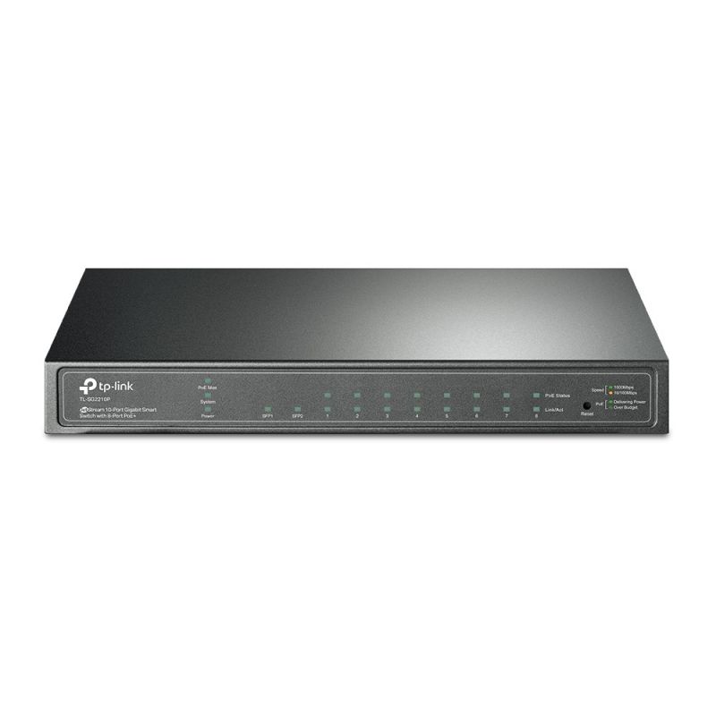 Switch PoE inteligente gestionado TP-Link JetStream 2210P de 10 puertos