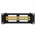 Carril DIN 2U para racks de 10 pulgadas - profundidad ajustable