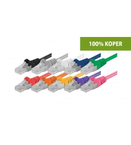 Cables de conexión Cat5e - 100% cobre
